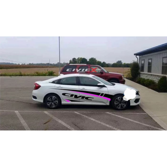STIKER CUTTING MOBIL SEDAN CIVIC ACCORD VIOS STIKER COROLA