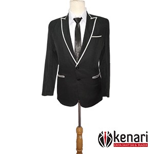 Jas Formal Jas Acara Resmi Blazer List Jas Upacara Jas Blazer Keren