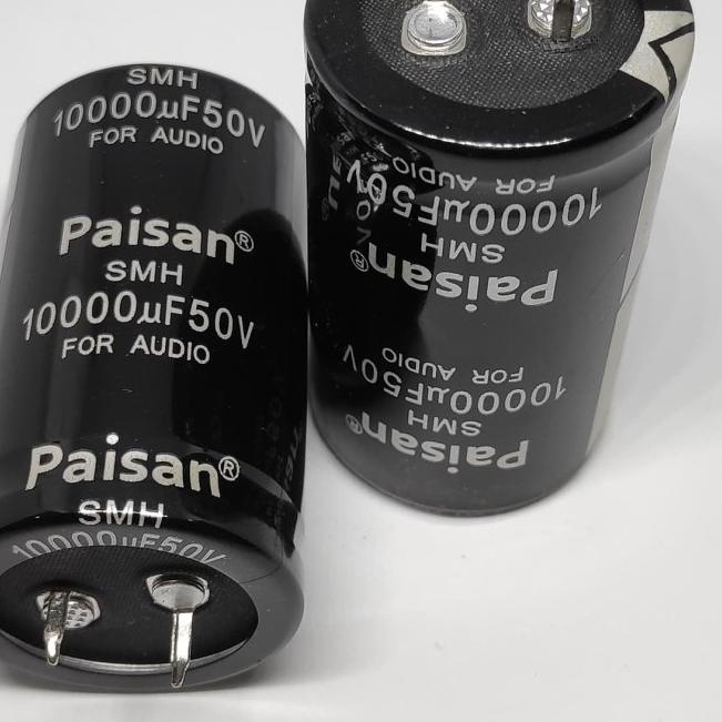 Special Capacitor Elco 10000uf 10.000uf 50v Paisan SMH 50v-10.000UF ORIGINAL
