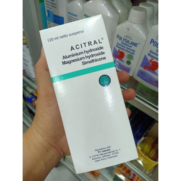 ACITRAL SIRUP - OBAT MAG ASAM LAMBUNG