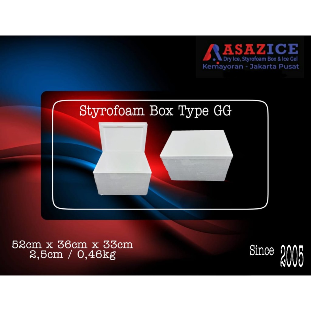 

Styrofoam box [Type GG]