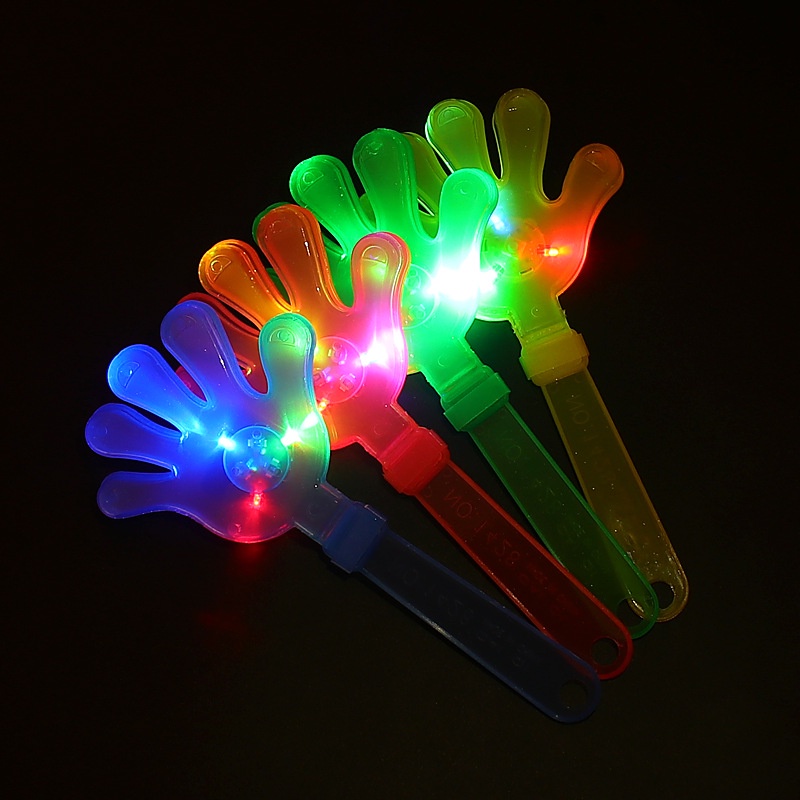 1pc Mainan Tepuk Tangan Dengan Lampu LED Untuk Dekorasi Pesta Anak