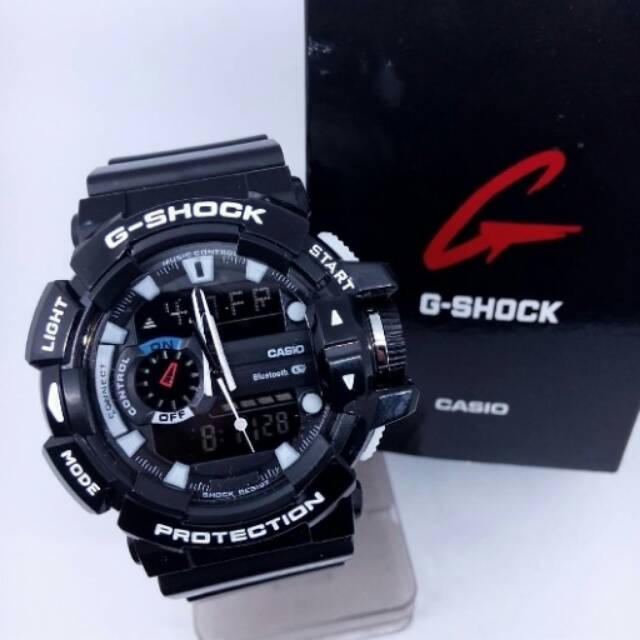 Jam tangan pria Casio G-Shock G-MIX list putih KWS