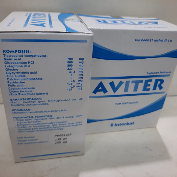 {cantikstore} aviter box 21 sachet Berkualitas