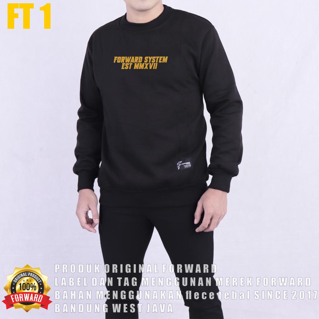 Forward System Sweater Sweatshirt Crewneck Jumper Unisex Soft Fleece Size M L XL FT1