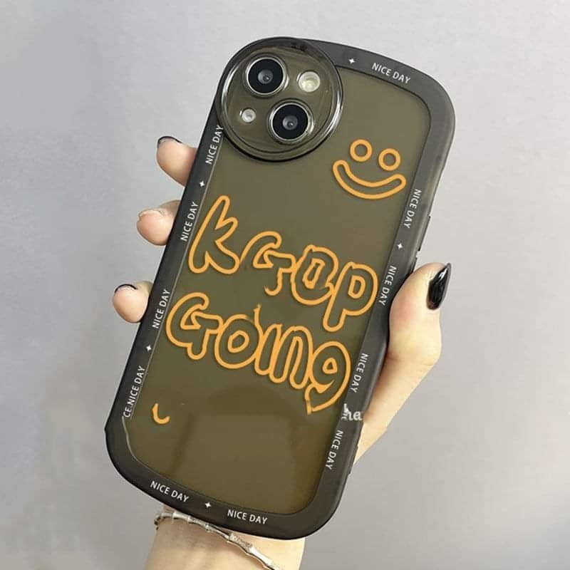 Case Motif Smiley Untuk iPhone 12 13 11 Pro Max X Xs Max Xr