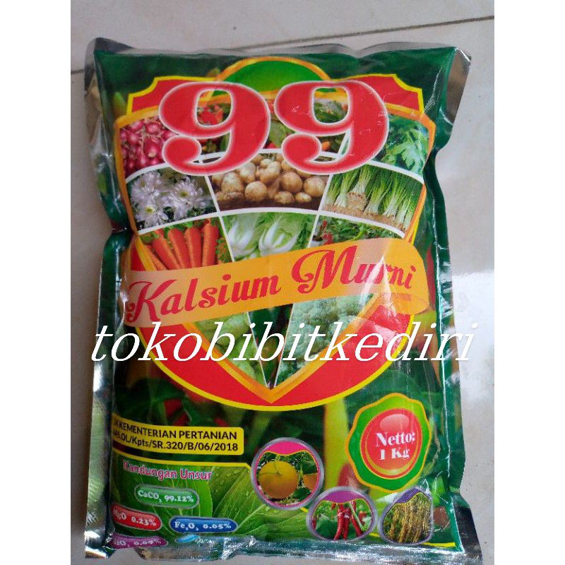 

Pupuk kalsium murni 99 asli kemasan pabrik isi 1 Kg