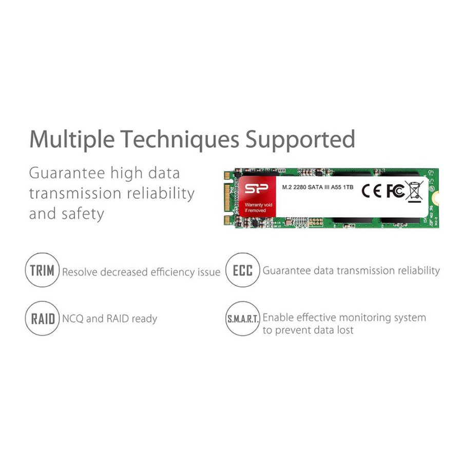 Silicon Power A55 SSD M.2 2280 SATA III 3D - SSD 128GB