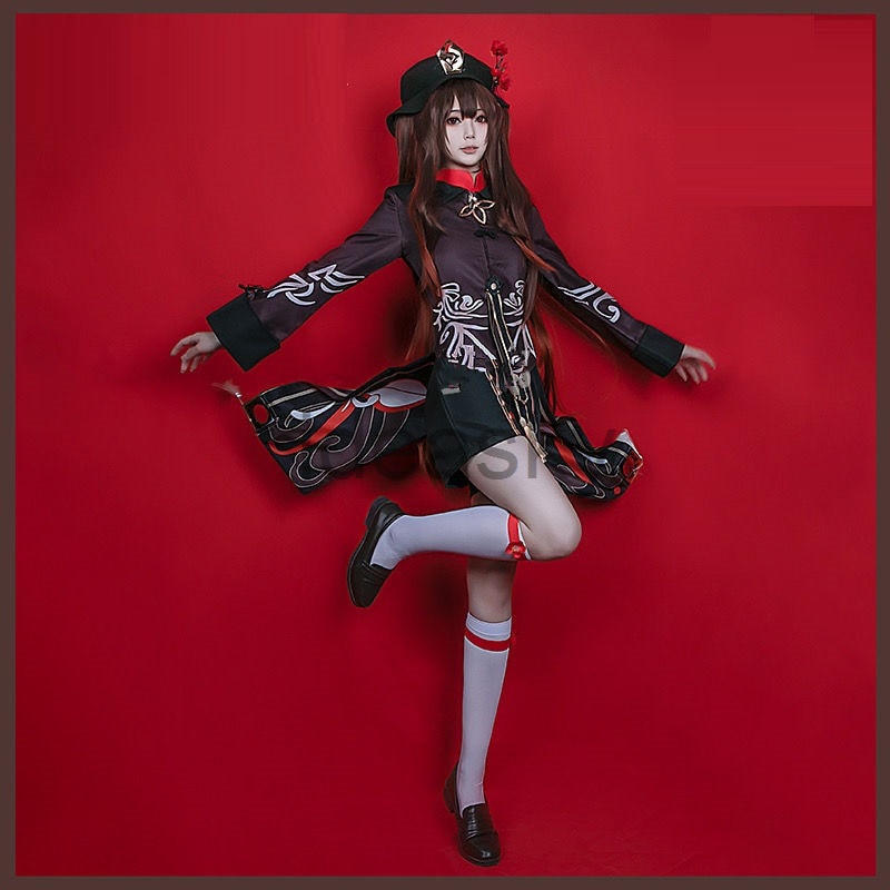 PREORDER genshin impact hutao cosplay hutao chinese hu tao costume genshin impact XXXXXL wig accesso