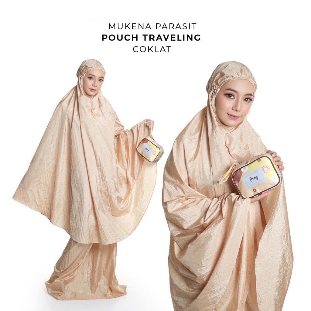 Mukena Parasit Jumbo Pouch Traveling (PRAY)