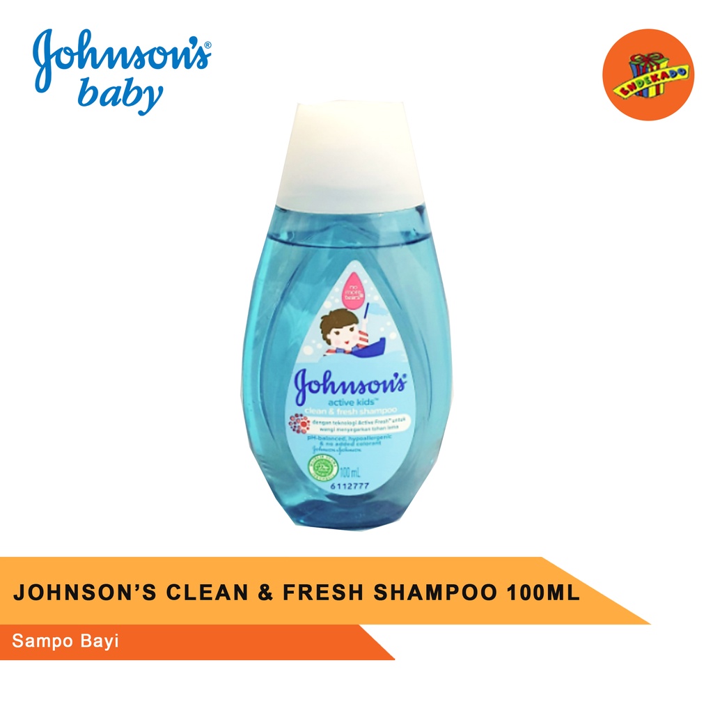 JOHNSON'S ACTIVE KIDS CLEAN &amp; FRESH SHAMPOO BOY 100ml - Sampo Bayi