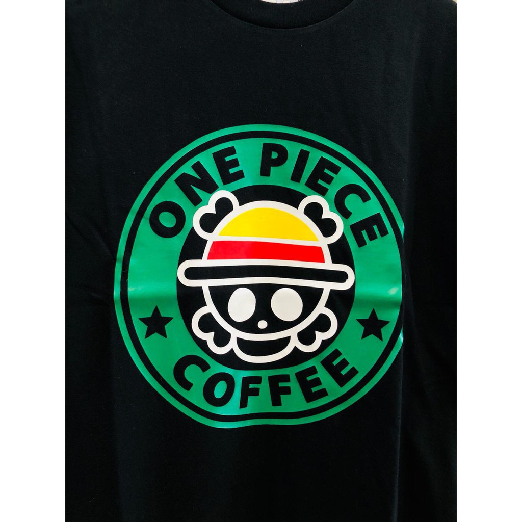 Kaos Anime Onepiece Coffee Black