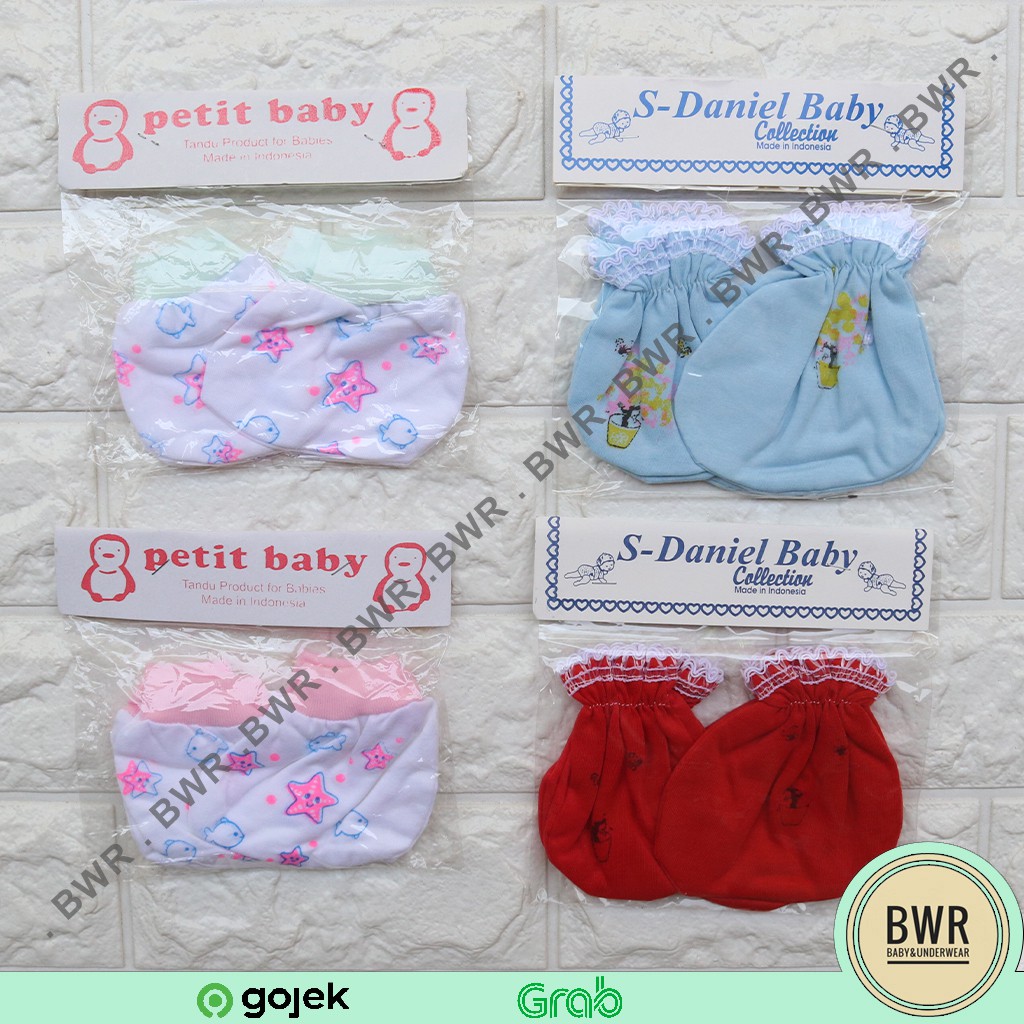 SARUNG TANGAN KAKI BAYI | SARUNG TANGAN BAYI | SARUNG TANGAN MURAH - Bwr V A3 B3