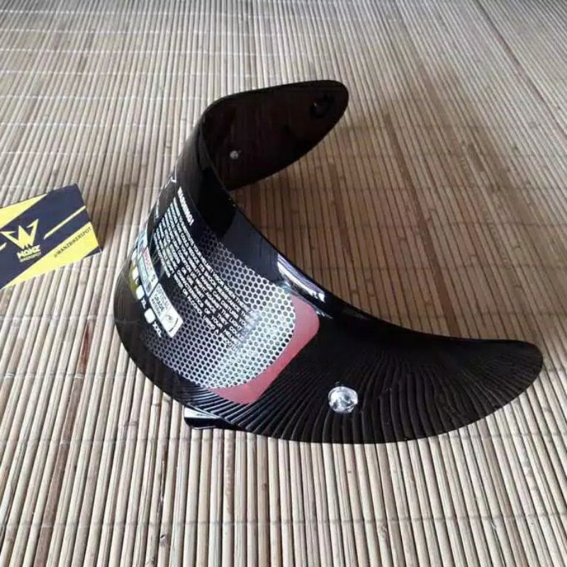 Visor Flat ORI KYT R10 / Rc7 / K2r ORIGINAL Kaca helm Datar pinlock Dark smoke &amp; Clear