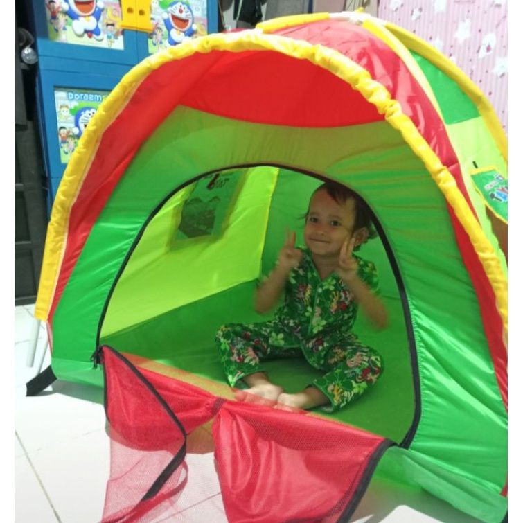 Hot Product Tenda Anak Tenda Mainan Seru Mainan Rumah-Rumahan Tenda Karakter Barbie, Tayo,