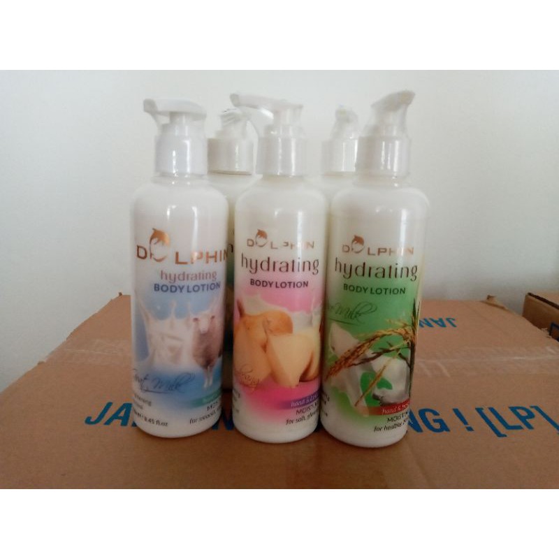 Dolphin Body Lotion Hydrating Kemasan 250ml Ori Sudah BPOM