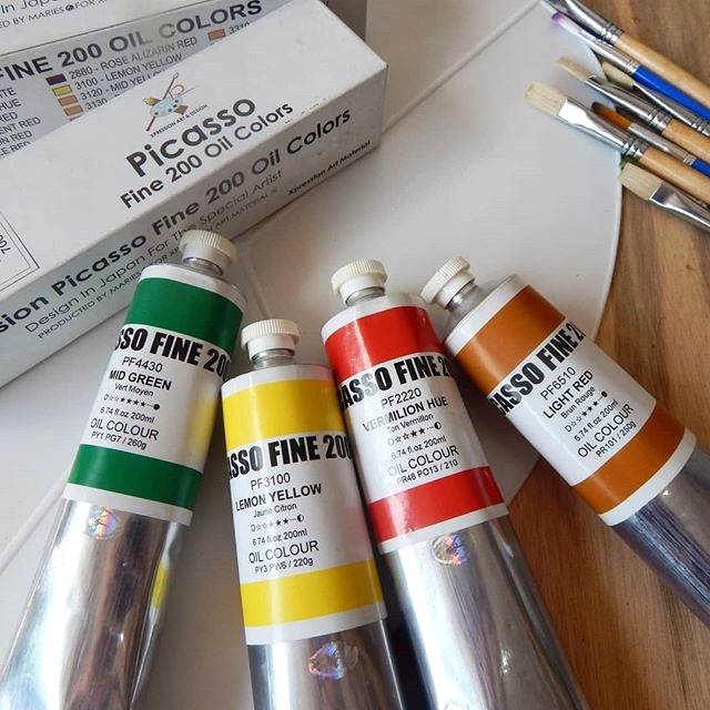 Cat Minyak Picasso Oil Colour 200ml