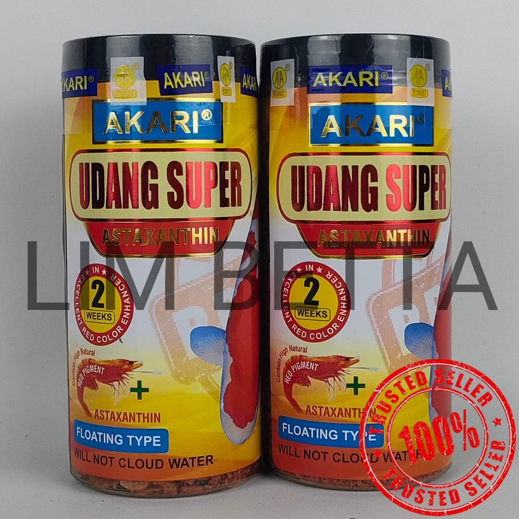 (BOTOL) AKARI UDANG SUPER ASTAXANTHIN 40 GRAM / UDANG KERING