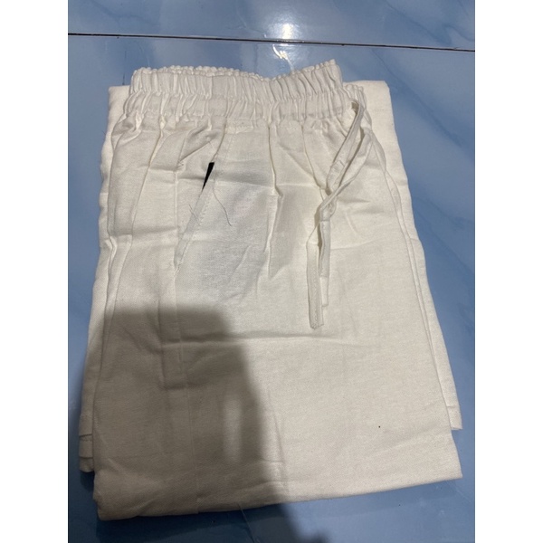 VIONA KULOT LINEN JUMBO-White