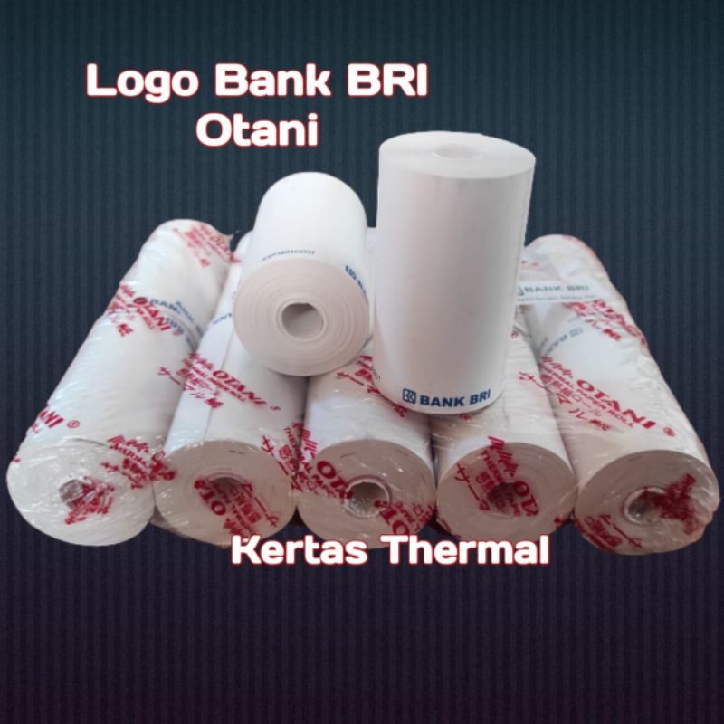 

Kertas Thermal Logo Bank BRI Otani EDC BRI Brilink PPOB