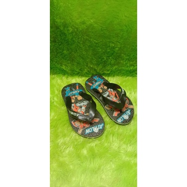 sandal Jepit anak motip Tobot