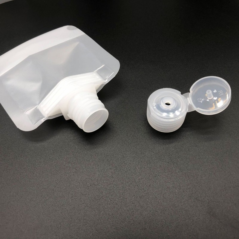 [30/50/100ml Portable Travel Lotion Clamshell Packaging Bag] [Matte Frosted White Skin Care Product Packaging Bag] [Cosmetic Storage Bag] [Dustproof Sealing Bag For Disinfectant &amp; Essential Oil &amp; Shampoo]