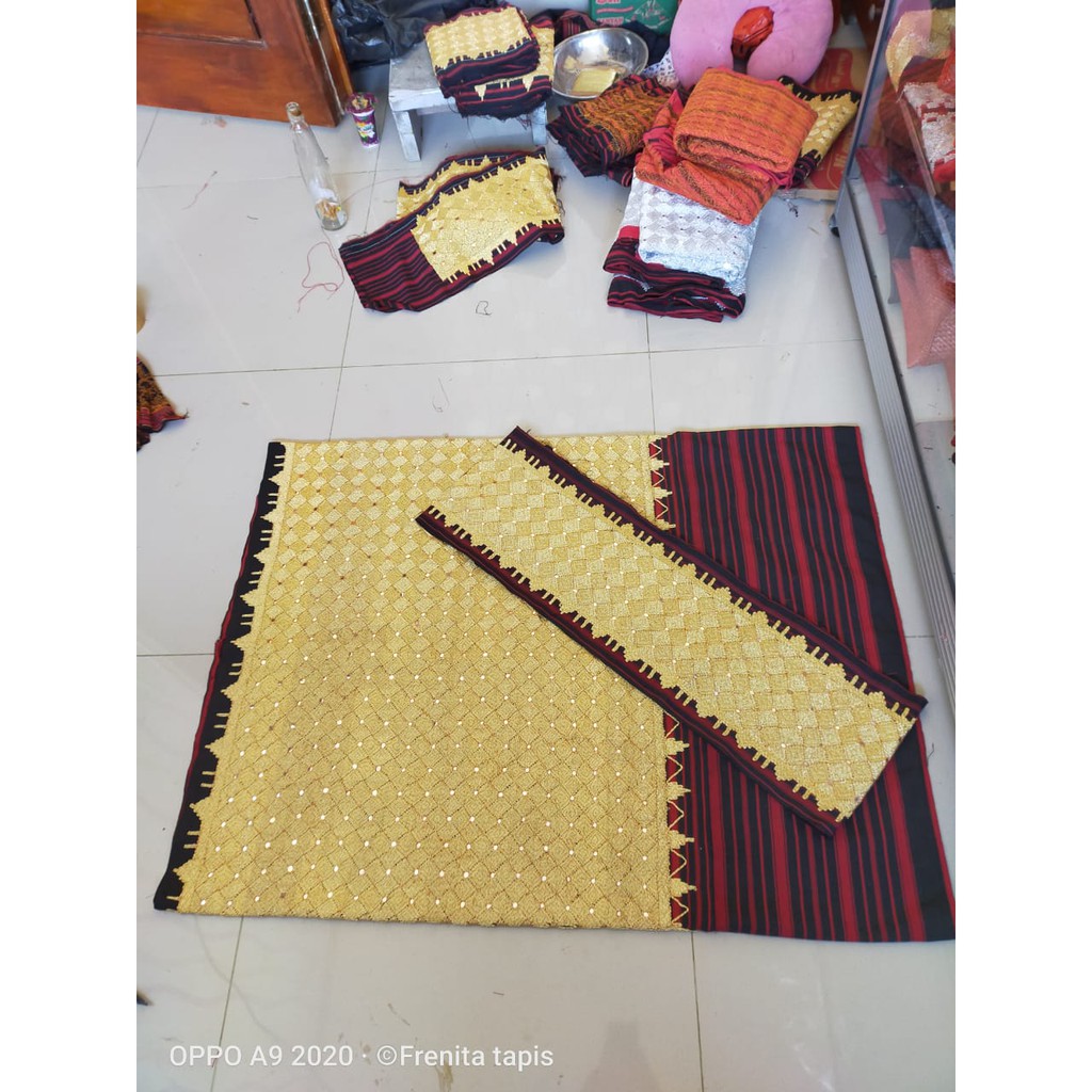 [BISA COD] Tapis Jungsarat Mama Papa + peci Kain dasar Hitam