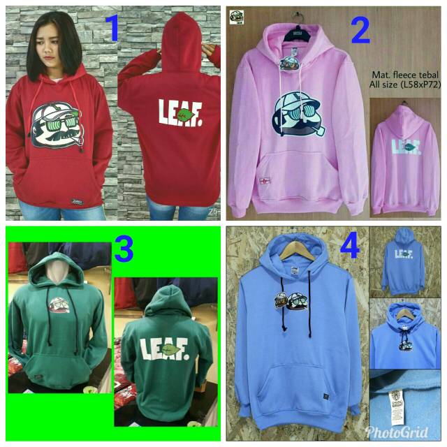JAKET SWEATER LEAF