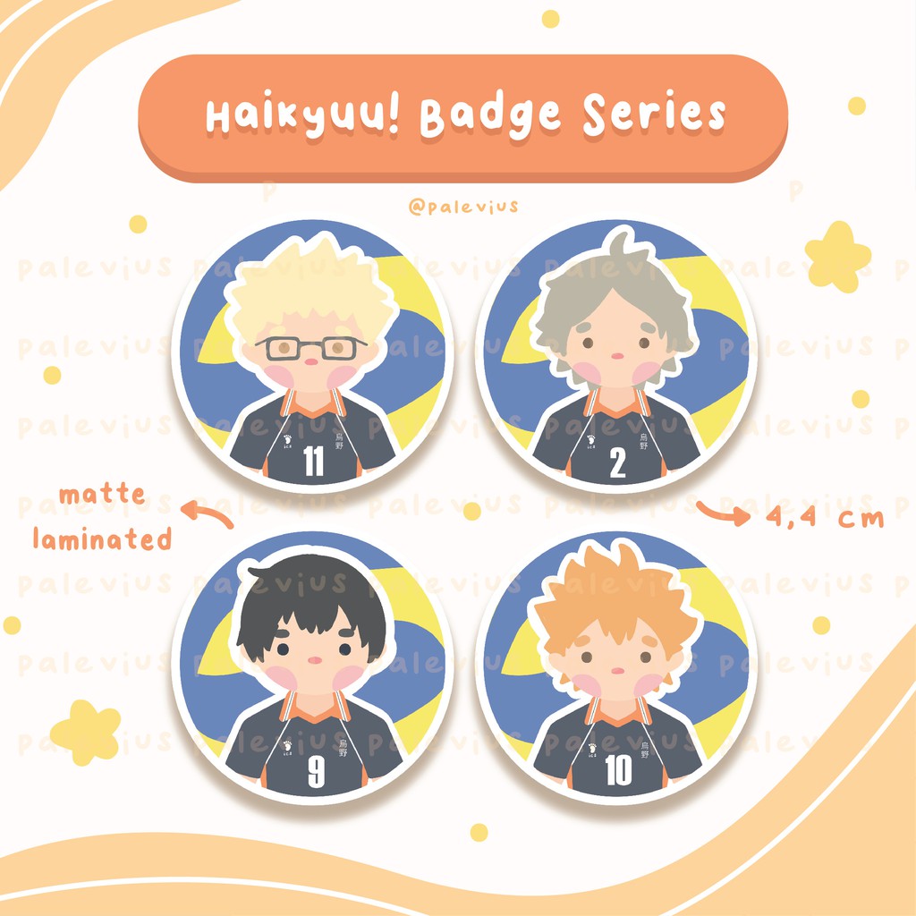 Haikyuu Badge Series - Cute Fanart
