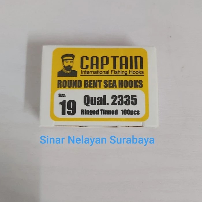 Kail pancing Captain 2335 no 19. Captain Fishing Hooks.