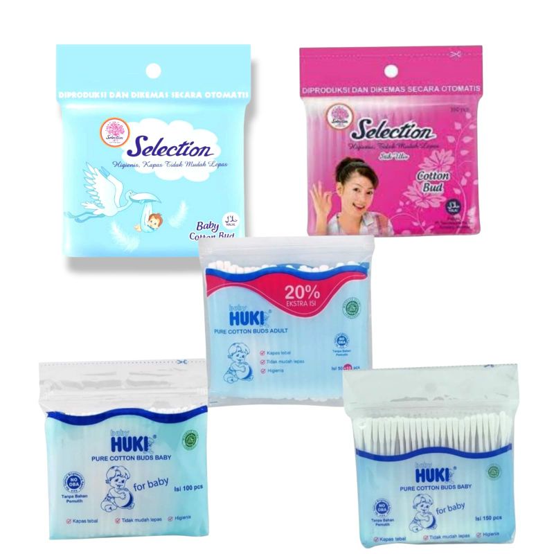 Korek Kuping Cotton Bud Pembersih Telinga SELECTION