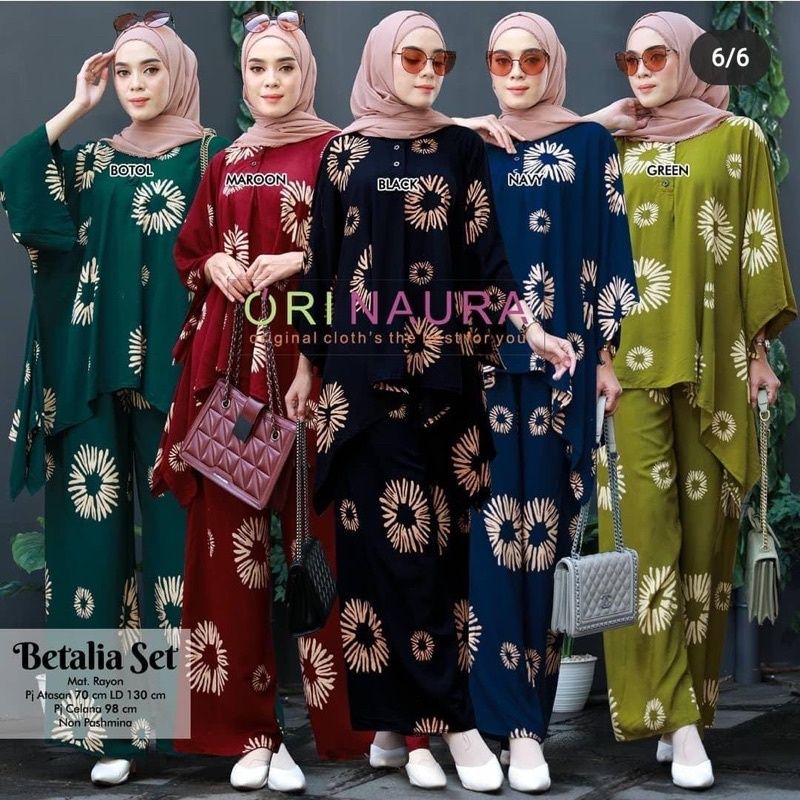 Gratis Ongkir - One Set Setelan Waka Waka Bnyak Motif Terbaru / One set wanita / Setelan Waka / Setekan Wanita / Setelan Pajamas Terbaru /  One Set Wanita Remaja Terbaru