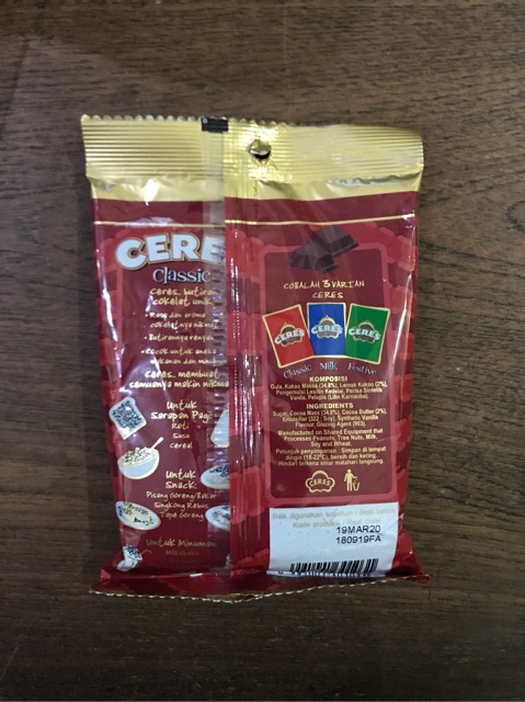 Ceres Classic Mesis Cokelat Hagelslag 200gram !!!
