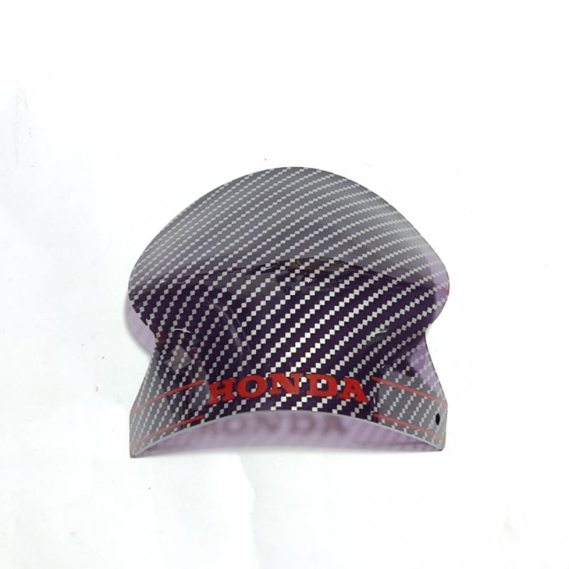 Visor Honda Scoopy fi karbon bening