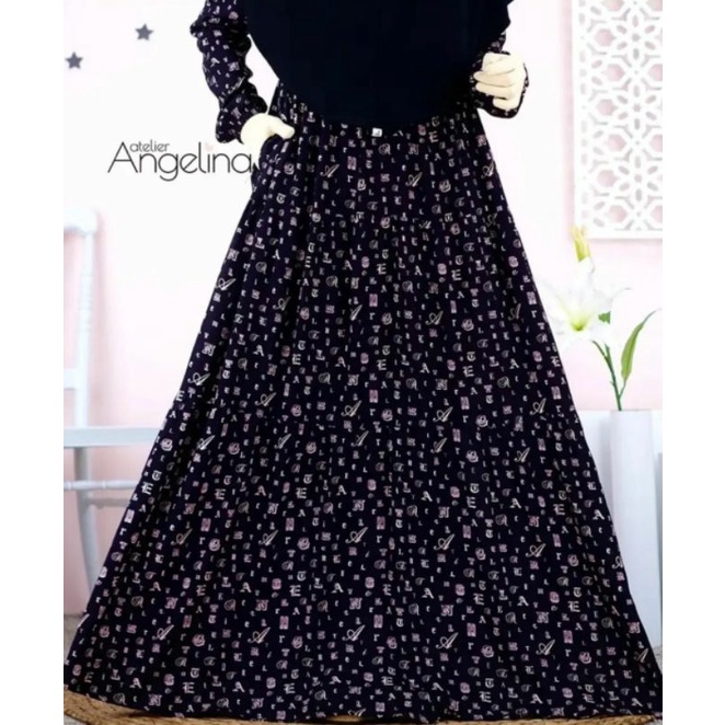 ATELIER ANGELINA A LETTERS BLACK PINK XS S M L