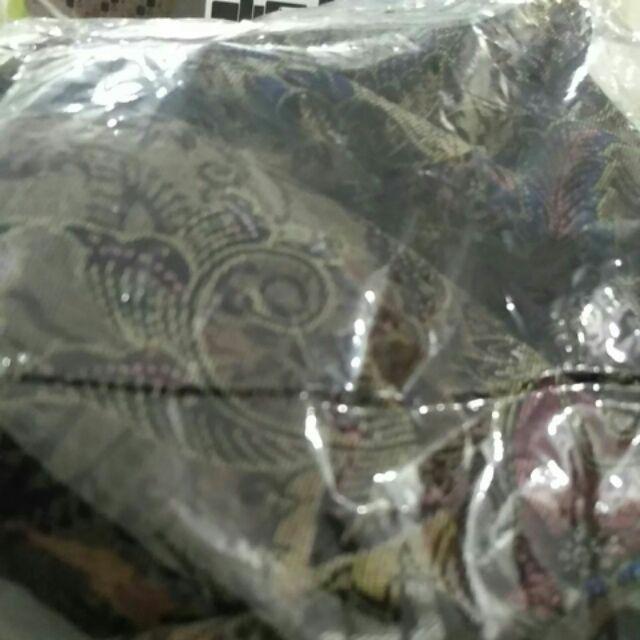 Imona Maxy Gamis Syari Calvin Jeans Motif Batik Original By Akasia (tebal.melar)