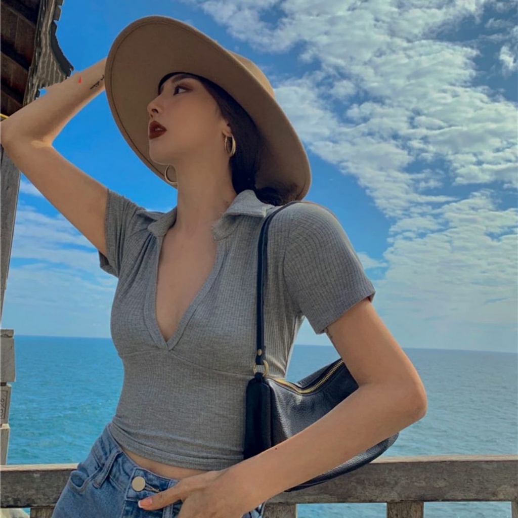 GFS ESTRELLA CROP TOP KAOS PENDEK WANITA