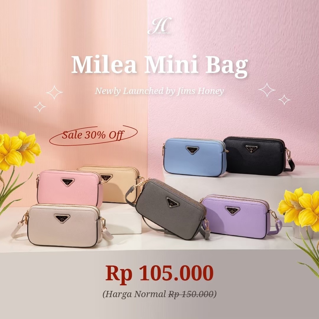 JIMS HONEY TAS WANITA MILEA PLUS BAG FREE BOX