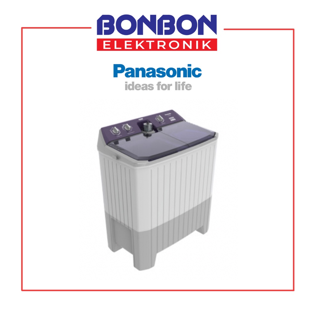 Panasonic Mesin Cuci 2 Tabung 12KG / NA-W125FCV1 / NAW 125 FCV1 125FC