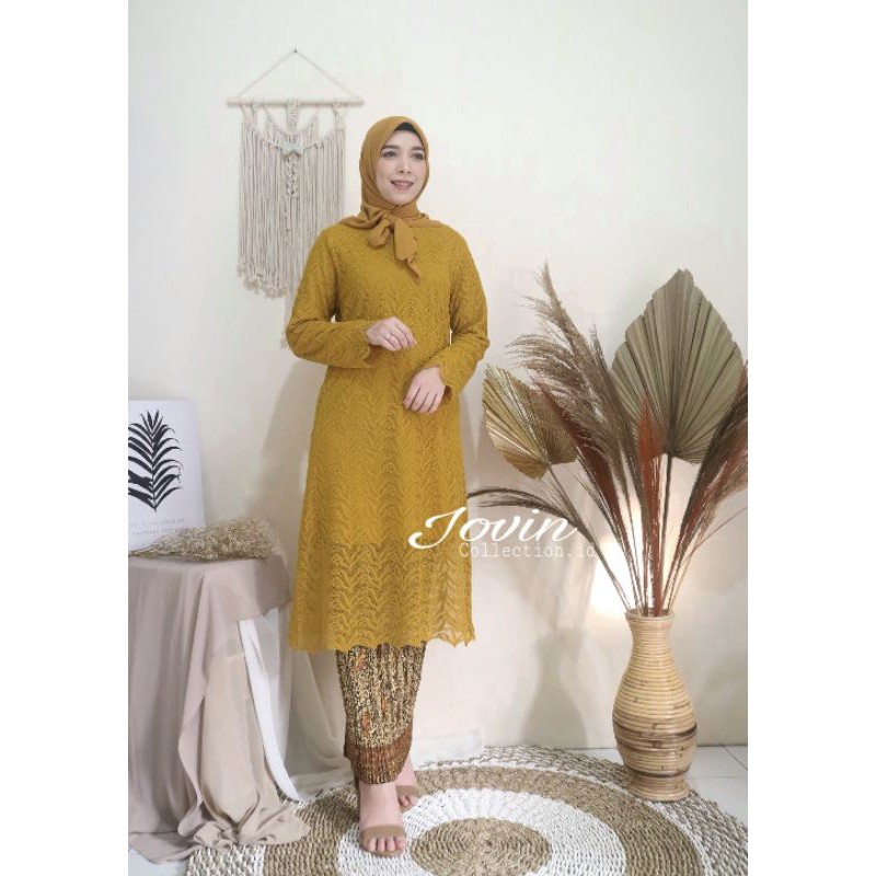 tunik brokat premium