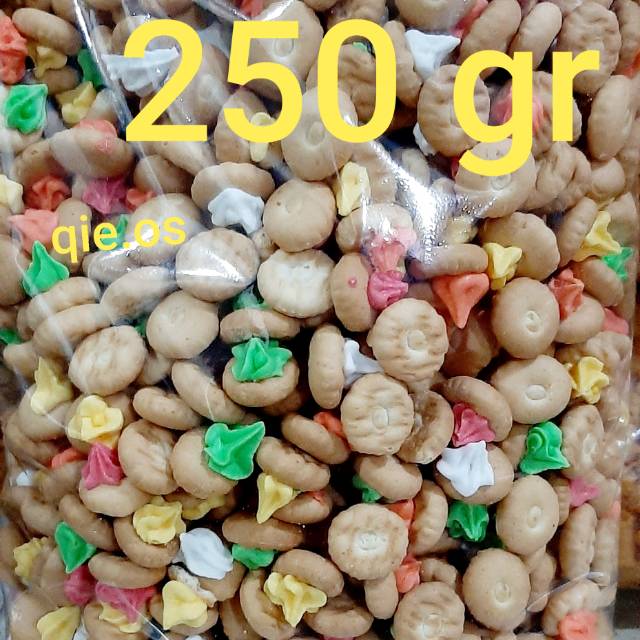 

Plekenik Biskuit bunga gem rose ciput kancing 250 gr