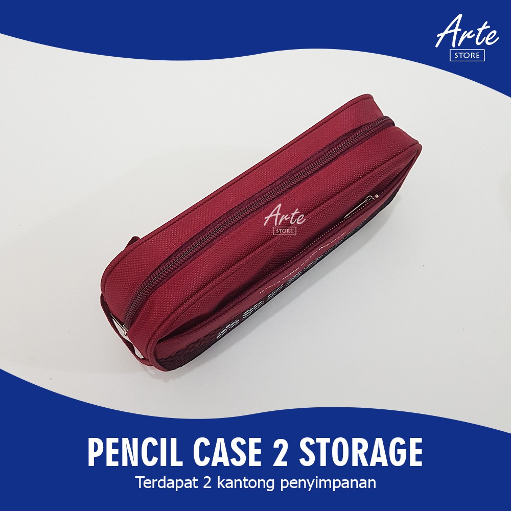 Tempat Pensil - Pencil Case 2 Kantong