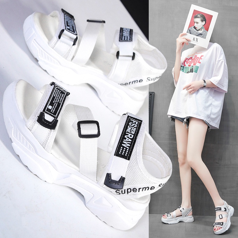 BS Sandal Wedges Sepatu Wanita Premium S-14