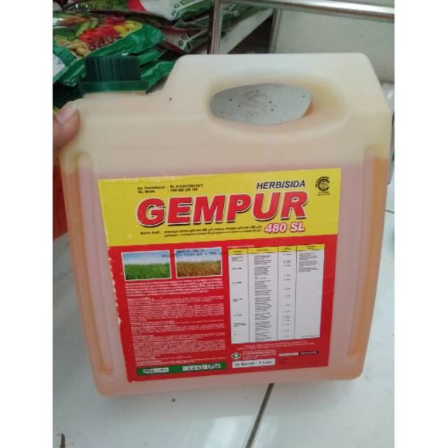 Herbisida Gempur 480 SL 5 liter gempur pembasmi rumput