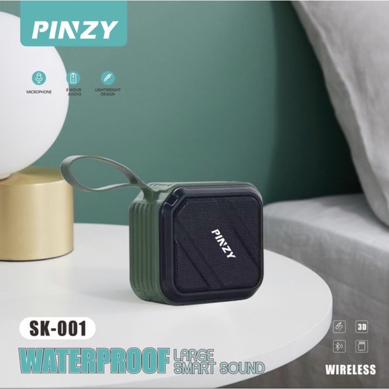 Speaker Mini Portable PINZY SK-001 Waterproof - Speaker SK-001