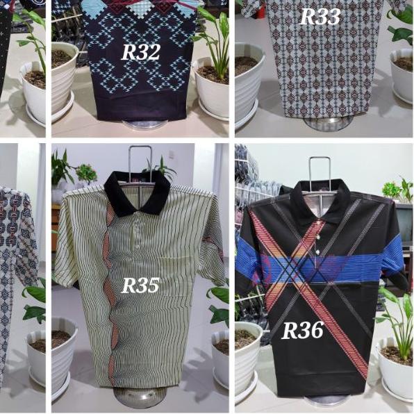 ❉ Kaos Pria Kerah Katun IMPORT M L XL - Kaos Kerah Oryong M L XL - Kaos Bapak - Kaos Kerah Motif ►