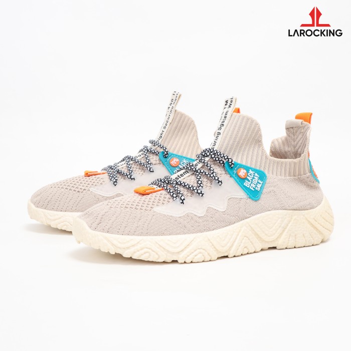 Larocking - Ventus Vol 1 Coklat | Sepatu Sneakers Running Gym Shoes - Cokelat, 41