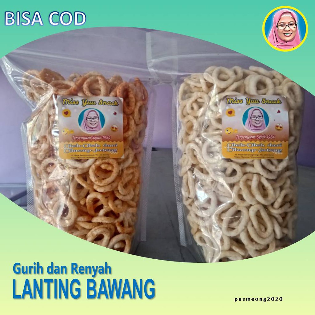 

Lanthing singkong 400 g/ Lanting Asin Pedas Cilacap / Makanan Ringan / Lanting Gethuk / Snack