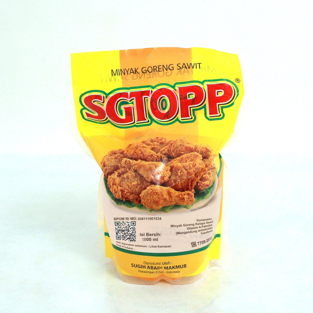 Minyak Goreng Kemasan SGTOPP 1800 ml Pouch