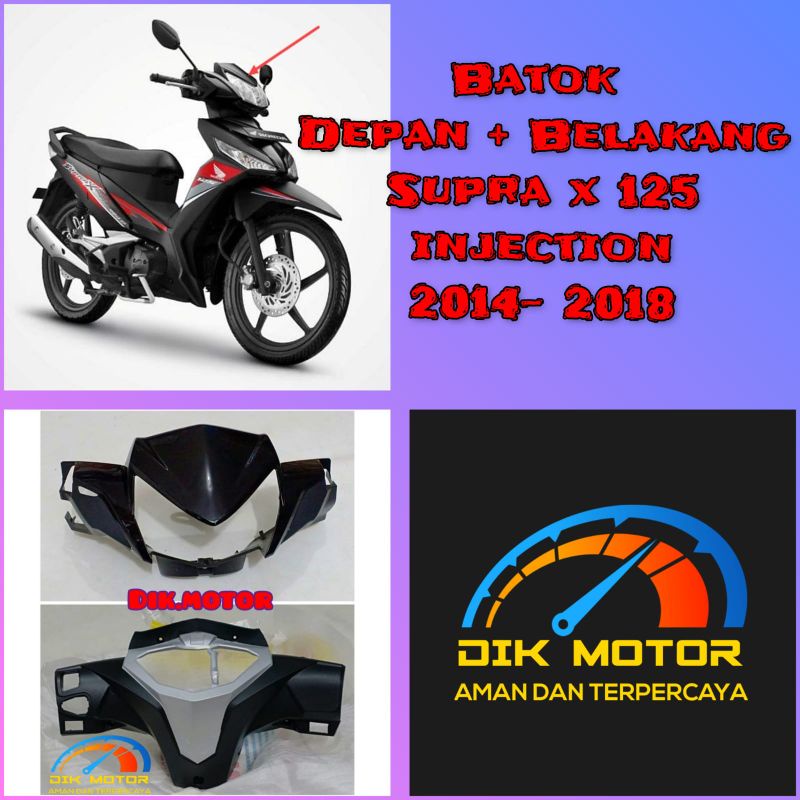 Batok Depan Dan Batok Belakang Supra X 125 Injection 2014  - 2017